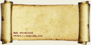 Olga Jovandić vizit kartica